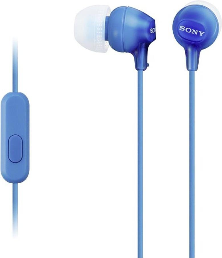 

Наушники Sony MDR-EX15AP Blue [MDREX15APLI.CE7], MDR-EX15AP