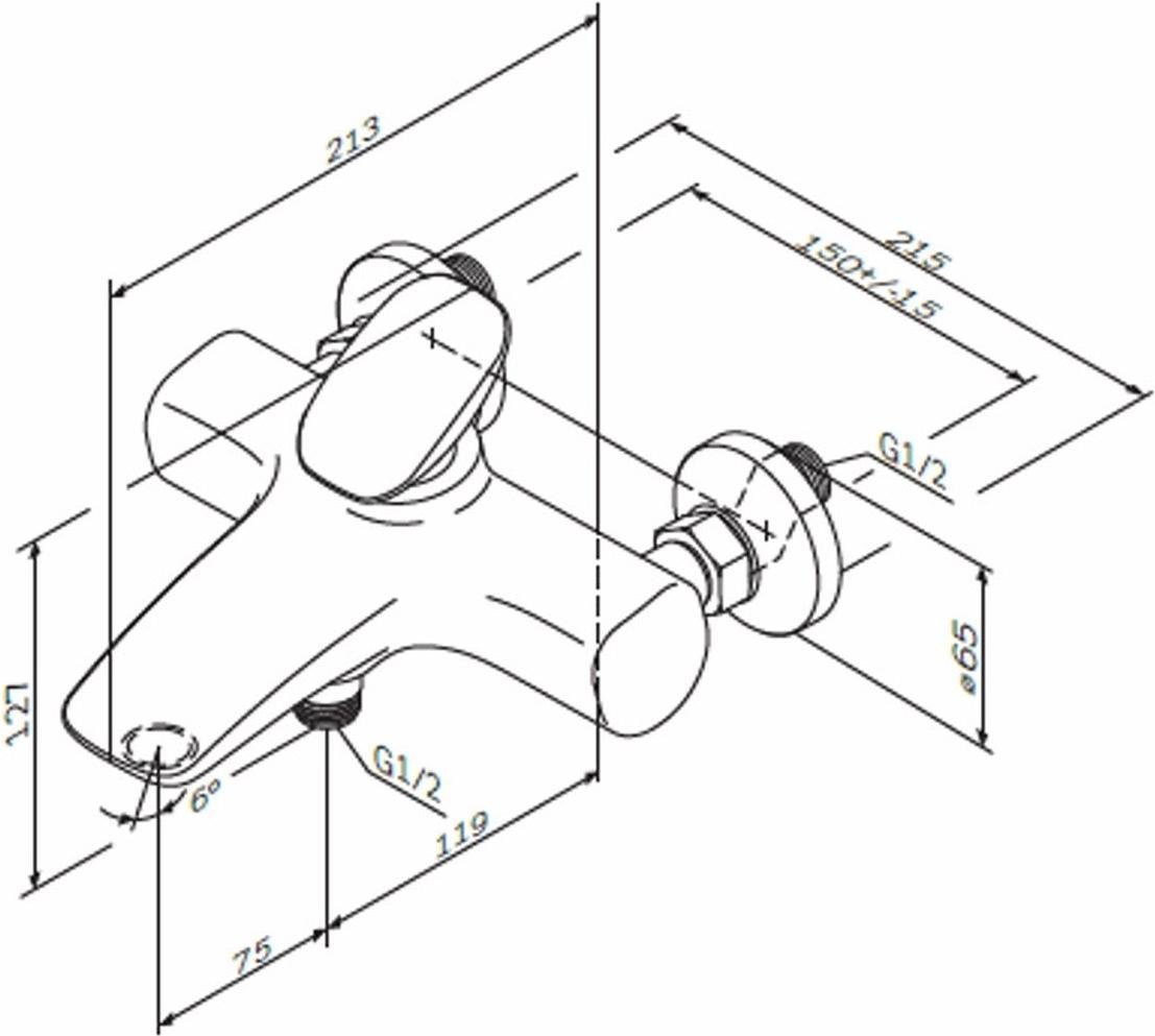 

Смеситель Am.Pm Spirit V2.0 F70A10000