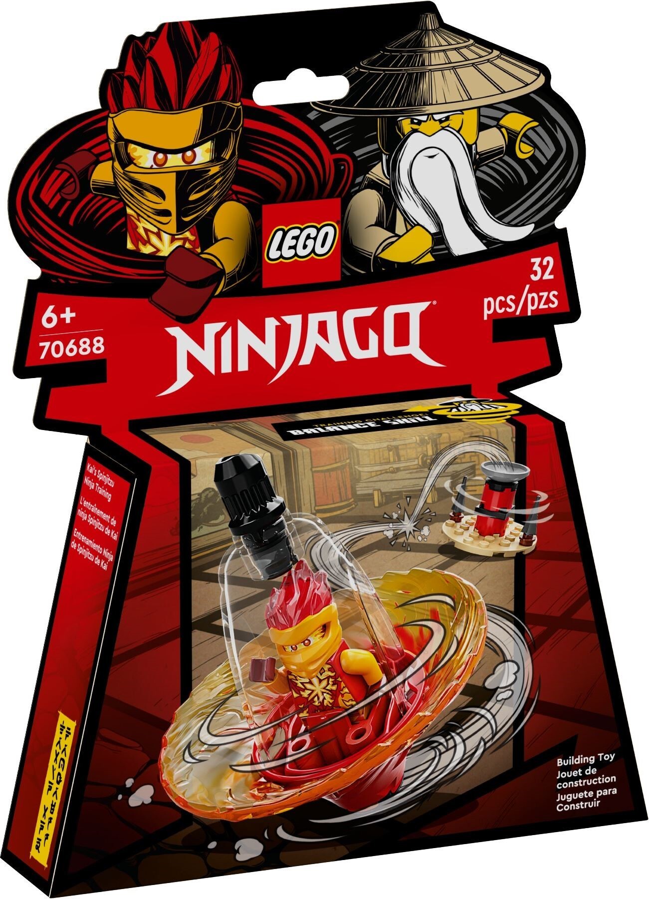 

Конструктор Lego Ninjago Обучение кружитцу ниндзя Кая (70688)