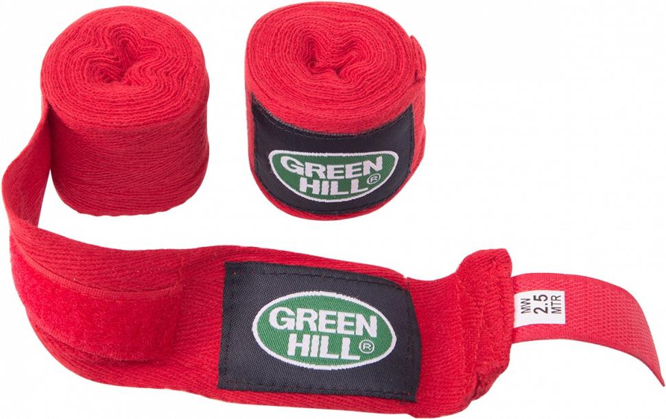 

Боксерский бинт Green Hill BC-6235a 2,5м 1/10 красный, BC-6235a 2,5м 1/10