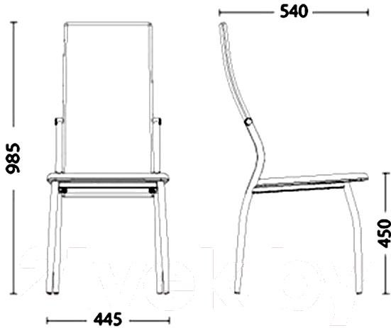 

Стул Nowy Styl Martin Chrome (EV-11), Martin Chrome (EV-11)