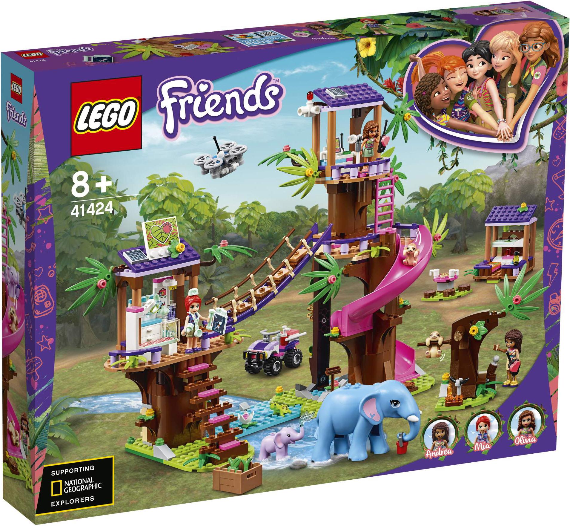 

Конструктор LEGO FRIENDS Джунгли: штаб спасателей [41424], FRIENDS Джунгли: штаб спасателей