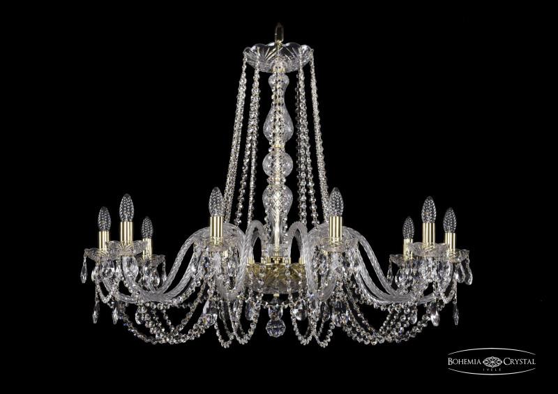 

Подвесная люстра Bohemia Ivele Crystal 1402/10/360/G