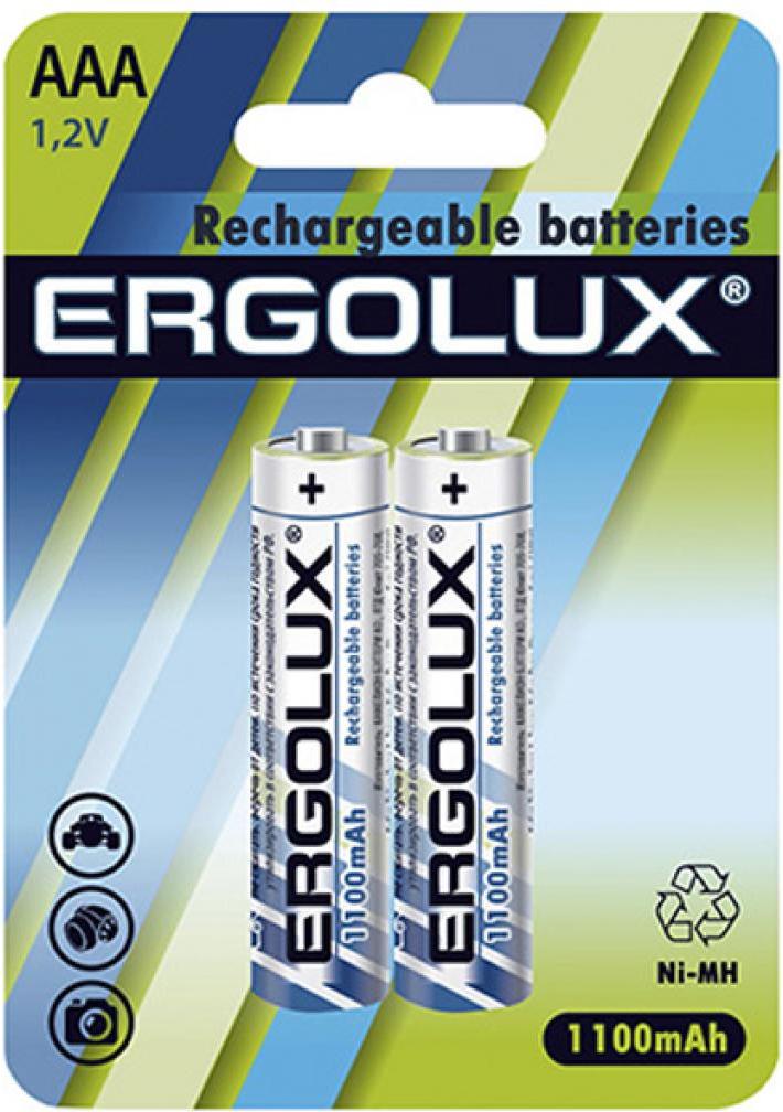 

Аккумуляторная батарейка Ergolux AAA-1100mAh Ni-Mh BL-2 2 штуки [NHAAA1100BL2], AAA-1100mAh Ni-Mh BL-2 2 штуки