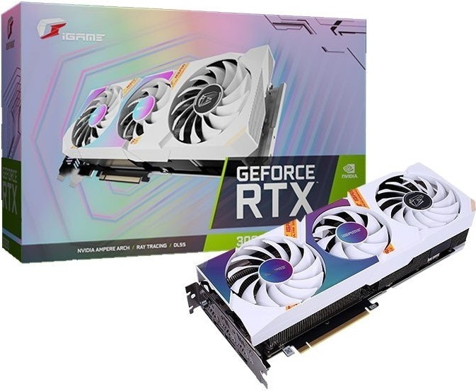 

Видеокарта Colorful RTX 3060 Ti Ultra W OC LHR-V