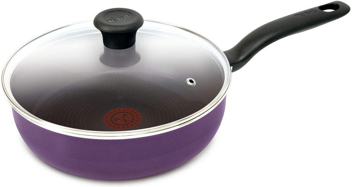 

Сотейник Tefal Cook Right 04166224 с крышкой фиолетовый [9100023407], Cook Right 04166224 с крышкой