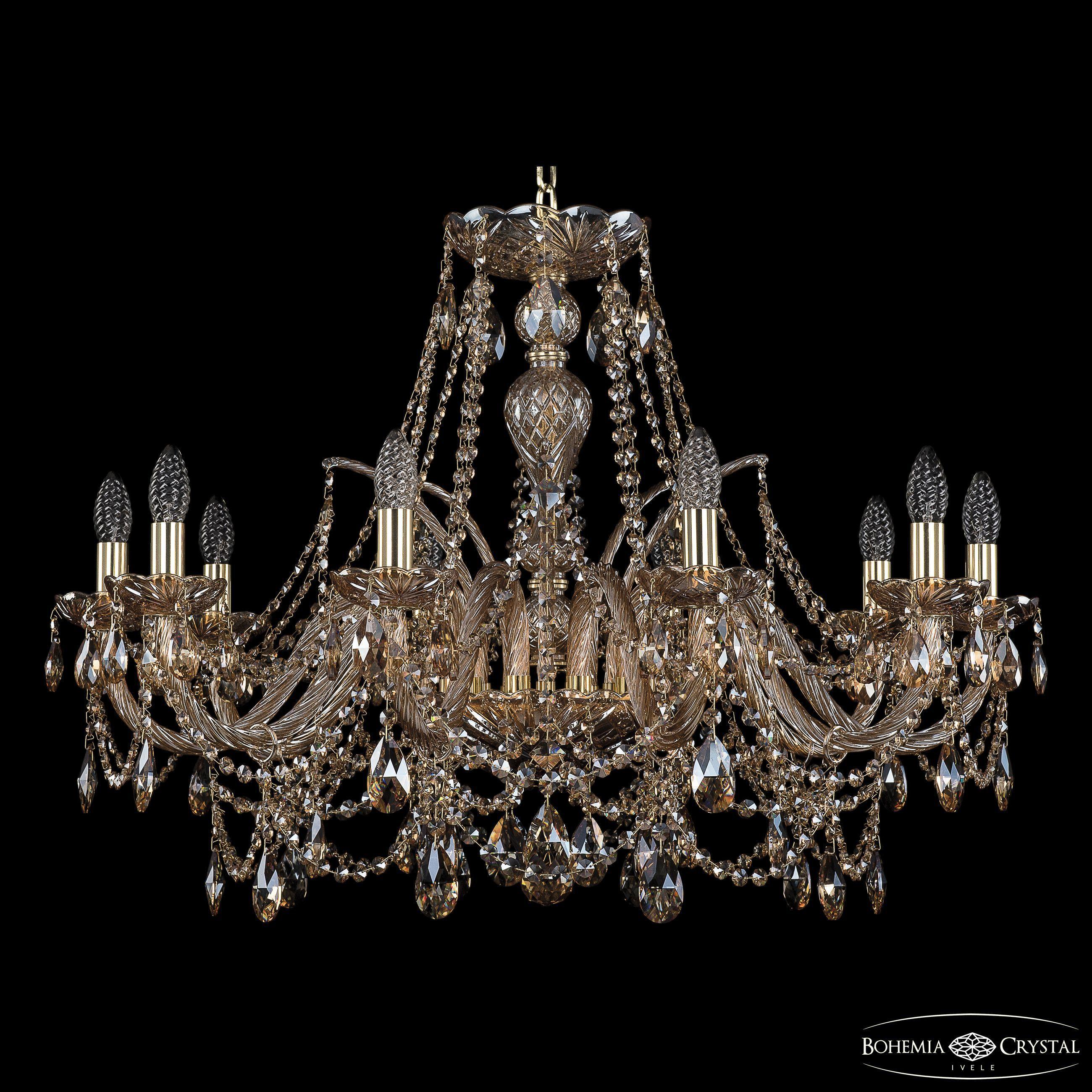 

Подвесная люстра Bohemia Ivele Crystal 1411/10/300 G M721