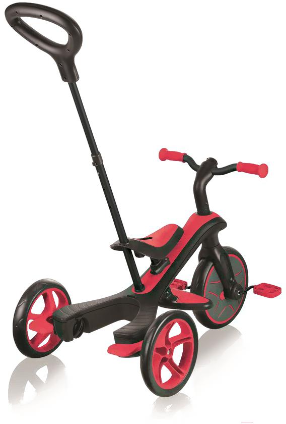 

Велосипед детский с ручкой Globber Explorer красный, Explorer