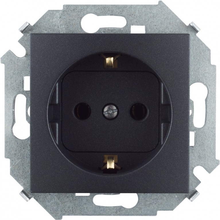 

Розетка Simon 1591432-038 (графит), Розетка Simon Розетка 1591432-038 графит