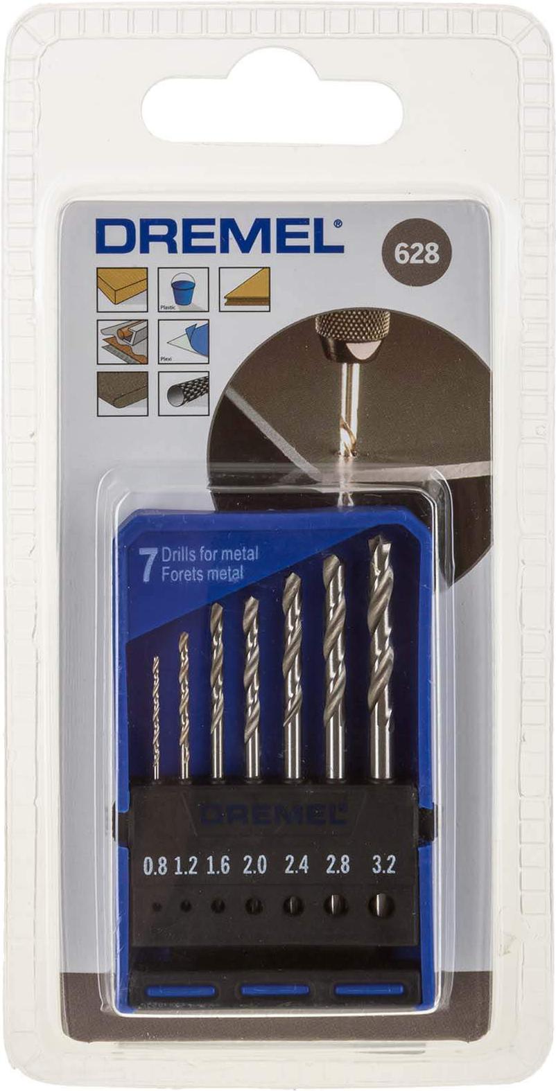 

Набор оснастки Dremel 628 7 предметов [2615062832], 628 7 предметов