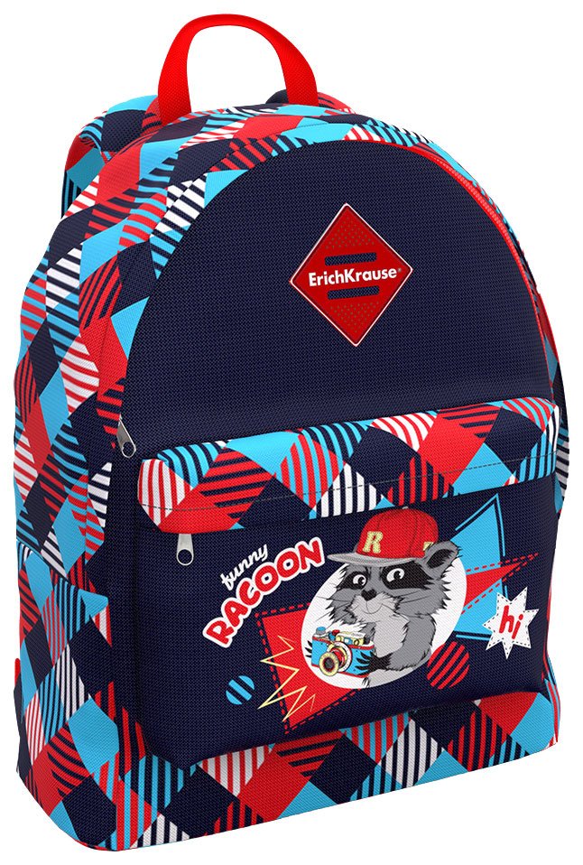 

Школьный рюкзак Erich Krause EasyLine 17L Funny Racoon [48355], EasyLine 17L Funny Racoon