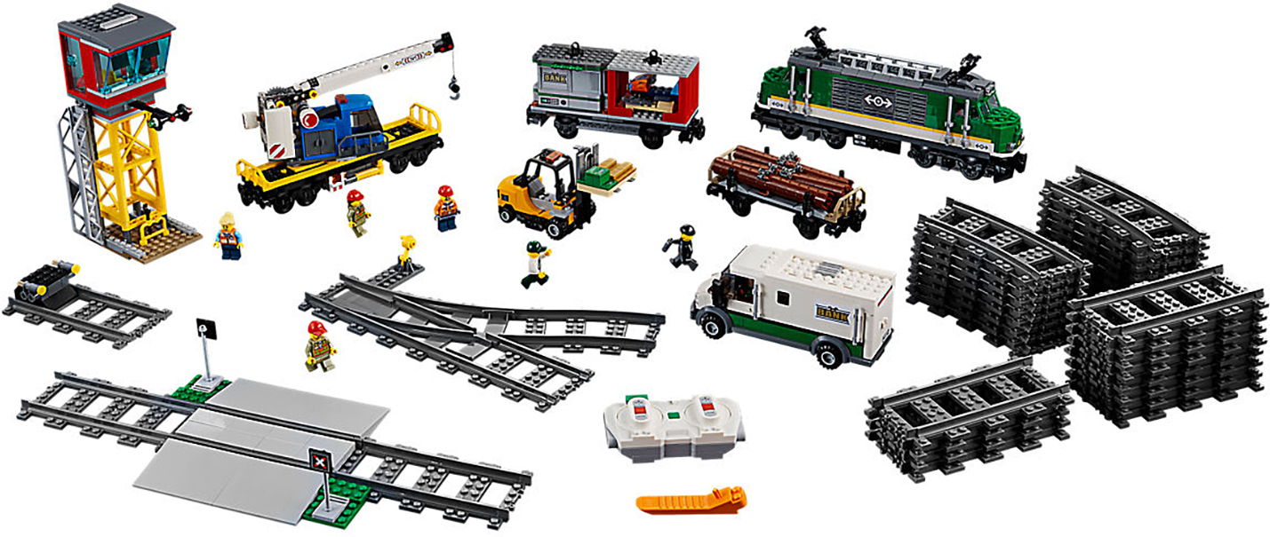 

Конструктор Lego City Товарный поезд 60198, Конструктор LEGO City Товарный поезд 60198