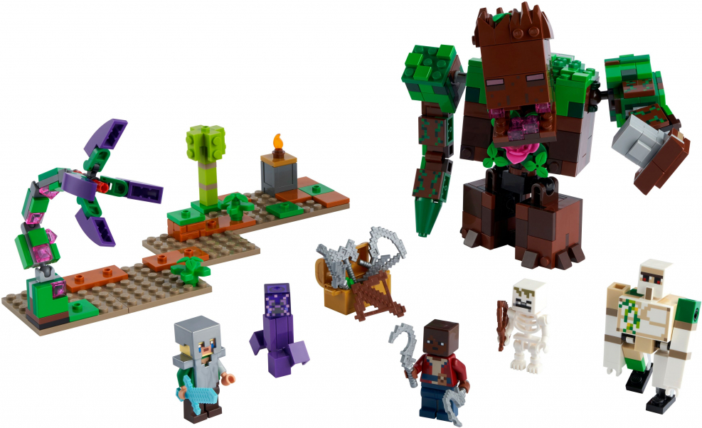 

Конструктор LEGO MINECRAFT Мерзость из джунглей [21176], Конструктор LEGO MINECRAFT Мерзость из джунглей 21176