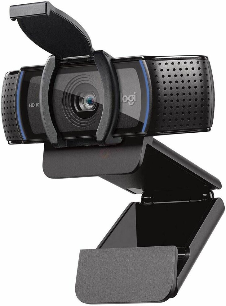 

Камера Web Logitech HD Pro Webcam C920S черный 3Mpix (960-001257)