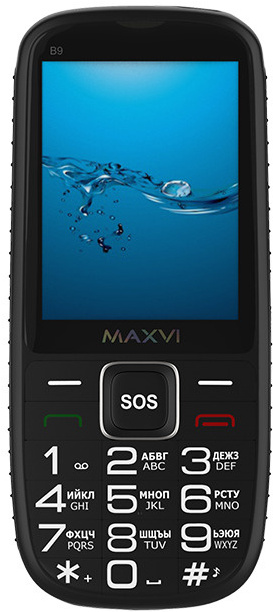 

Мобильный телефон Maxvi B9 черный