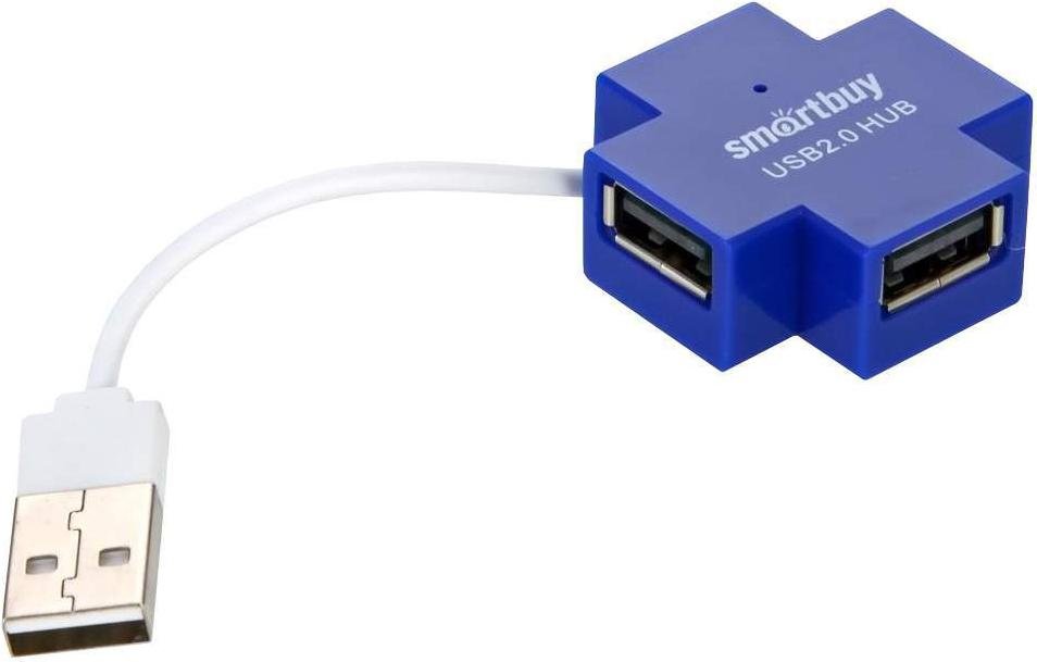 

USB-хаб SmartBuy SBHA-6900-B синий, SBHA-6900-B