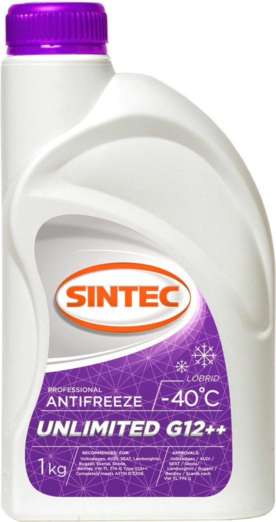 

Антифриз Sintec UNLIMITED G12 plus plus 1кг (801502)