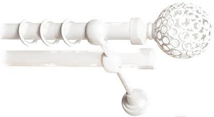 

Карниз Lm Decor Ажур 095 2р гладкий 25/19мм 1.6м белый глянец, Ажур 095 2р гладкий 25/19мм 1.6м