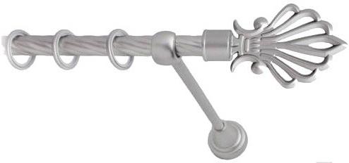 

Карниз Lm Decor Веер 006 1р витой 2.4м сатин, Веер 006 1р витой 16мм 2.4м