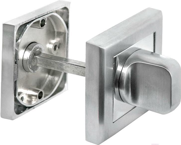 

Фиксатор дверной защелки Morelli MH-WC-S SC/CP, Ручка дверная Morelli Защелка MH-WC-S SC/CP