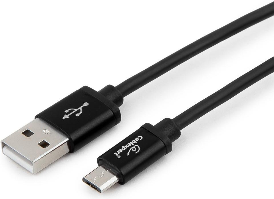 

Кабель USB2.0 Cablexpert CC-S-mUSB01Bk-1M черный, CC-S-mUSB01Bk-1M