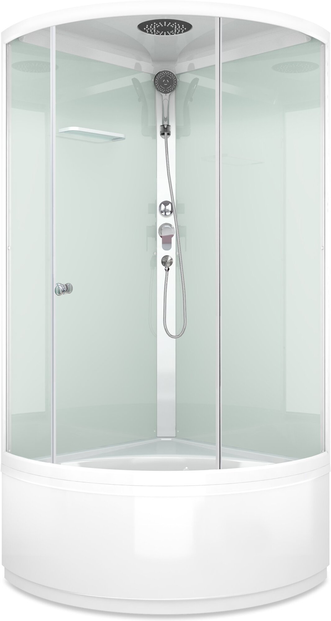 

Душевая кабина Domani-Spa Simple 99 high с крышей белое прозрачное (DS01Sm99HWCl00), Душевая кабина Domani-Spa Simple 99 high с крышей DS01Sm99HWCl00 белое прозрачное