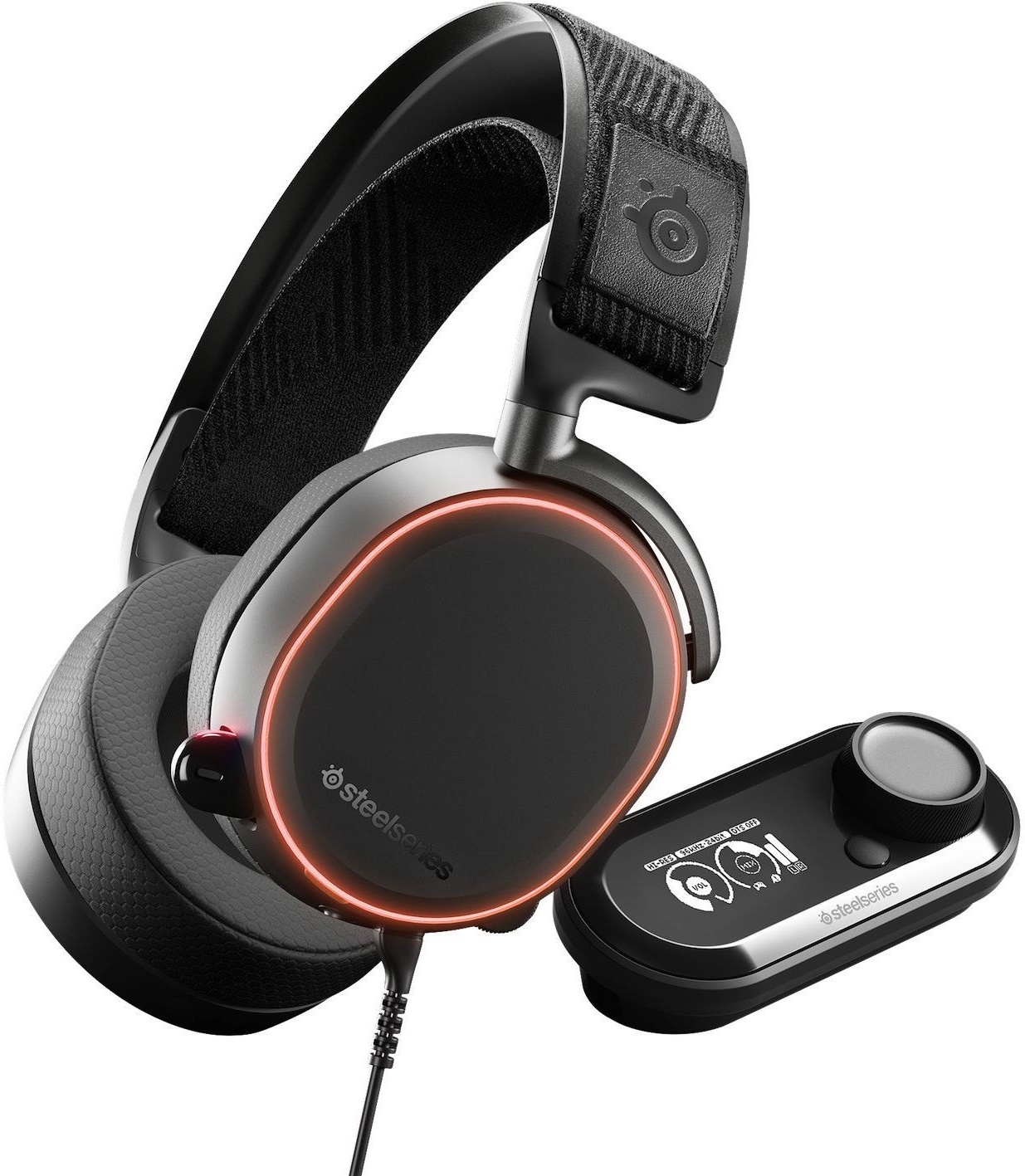 

Наушники SteelSeries Arctis Pro + GameDAC (черный), Наушники SteelSeries Arctis Pro + GameDAC черный