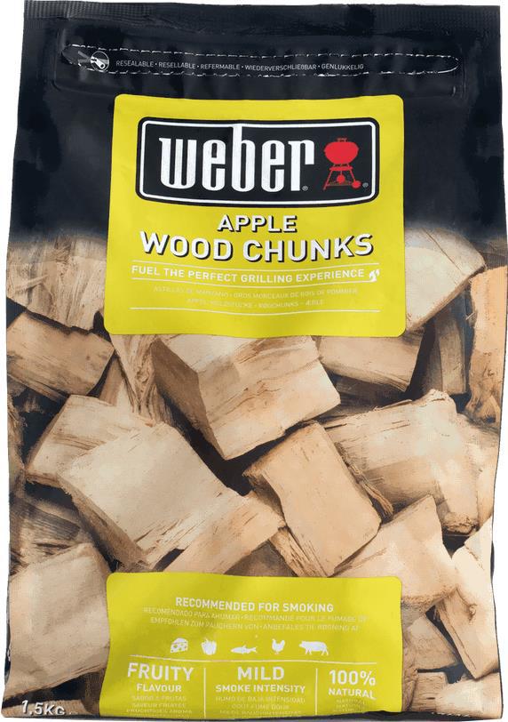 

Дрова для копчения Яблоко Weber 1500 г [17616], Дрова для копчения Яблоко 1500 г
