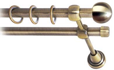 

Карниз Lm Decor Шар малый 124 2р гладкий 1.6м антик, Карниз Lm Decor Шар малый 124 2р гладкий 16мм 1.6м антик