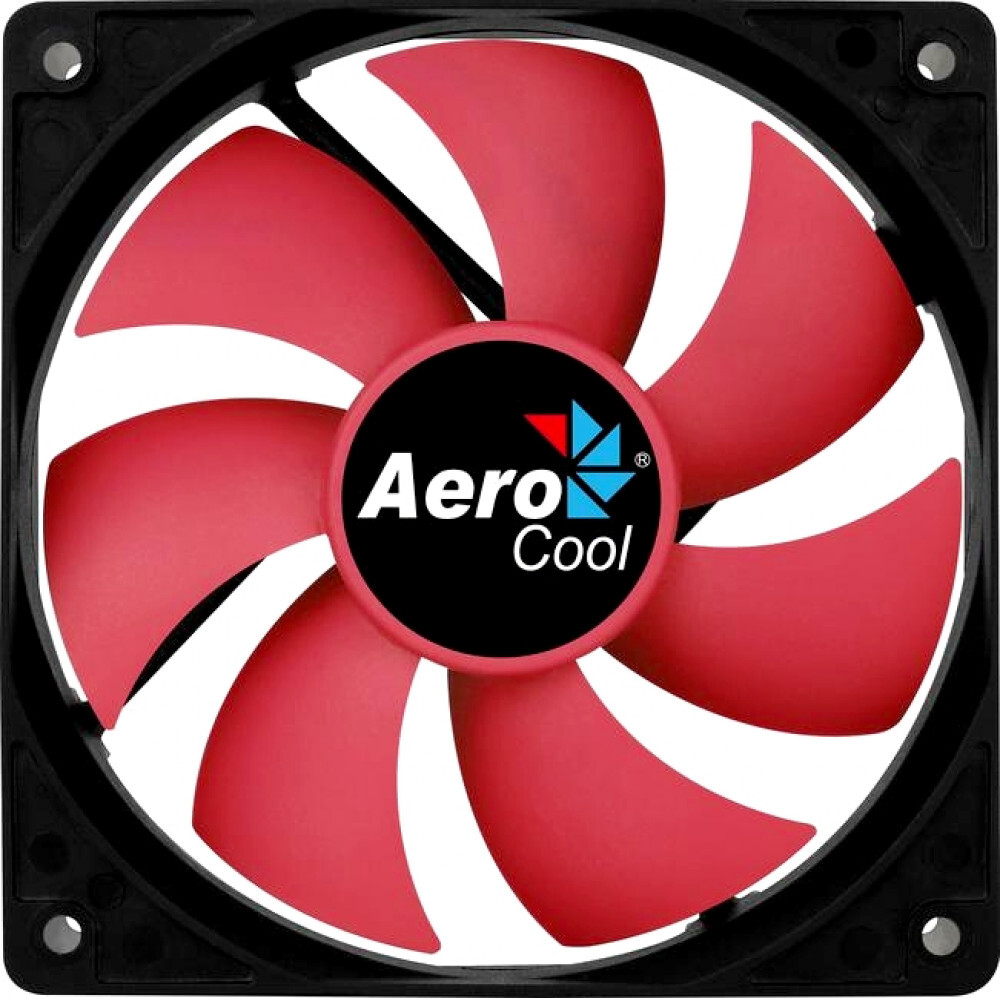 

Система охлаждения AeroCool Force 12 PWM Red [4718009158030], Вентилятор для корпуса AeroCool Force 12 PWM (красный)