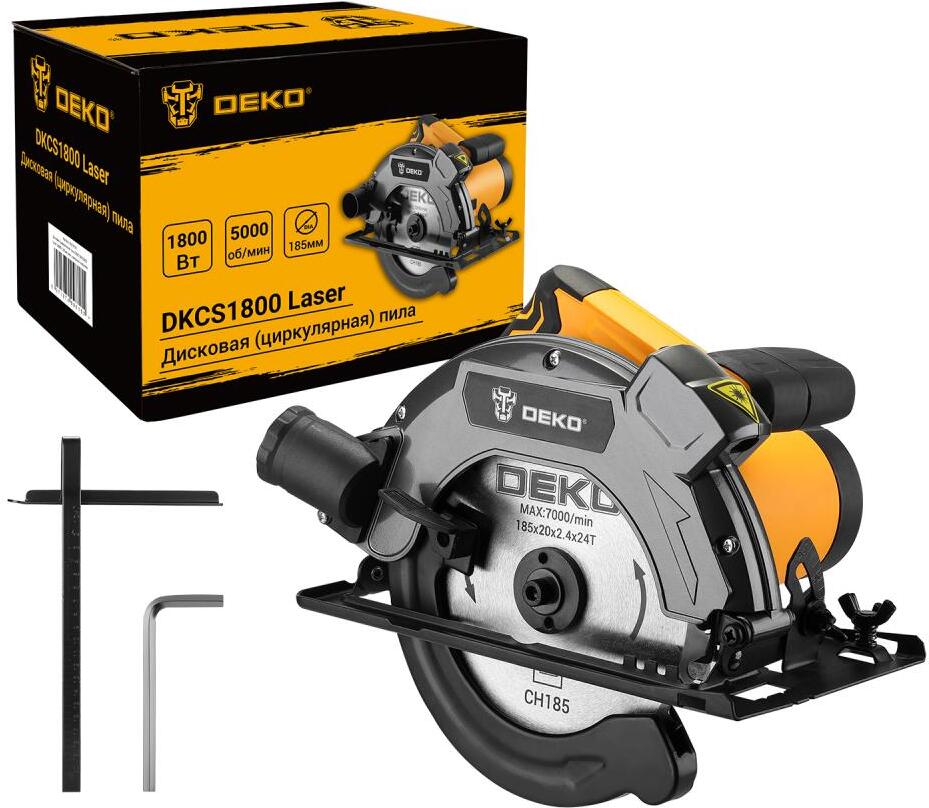 

Циркулярная пила Deko DKCS1800 Laser [063-4192], Дисковая (циркулярная) пила Deko DKCS1800 Laser (063-4192)