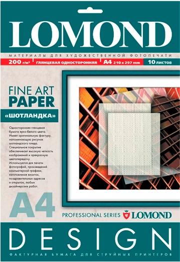 

Фотобумага Lomond Tartan A4 200 г/кв.м. 10 листов (0922041), Tartan A4 200 г/кв.м. 10 листов