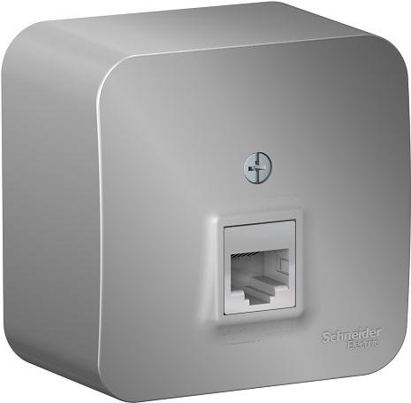 

Розетка Schneider Electric Blanca алюминий [BLNIA011003], Blanca