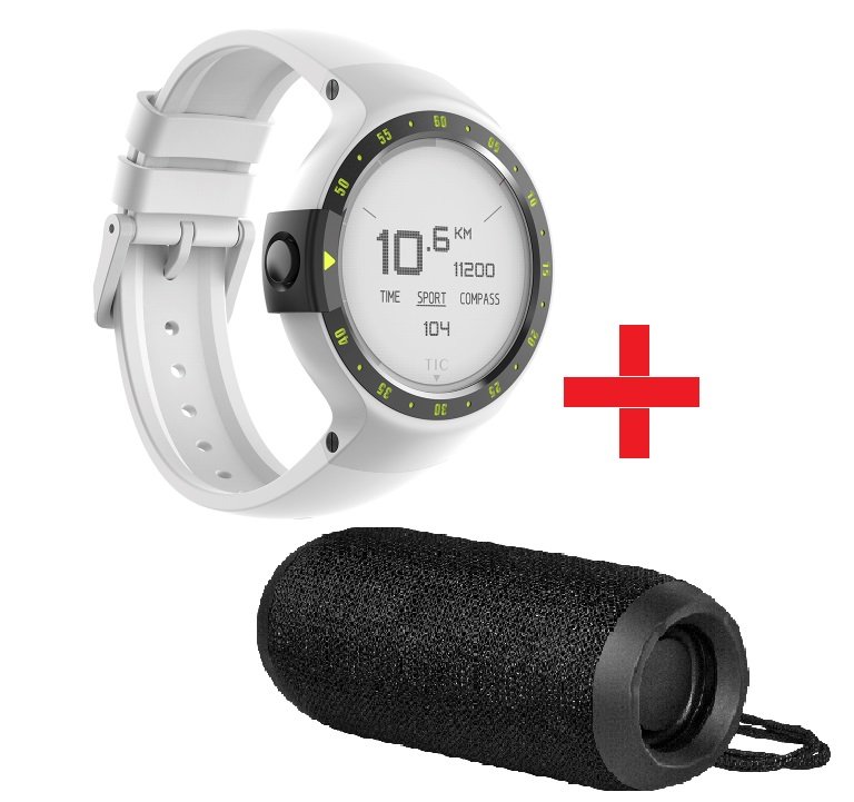 

Умные часы Mobvoi TicWatch S белый+Портативная акустика Defender Enjoy S700 черный [WF12066/S700], TicWatch S +Портативная акустика Defender Enjoy S700