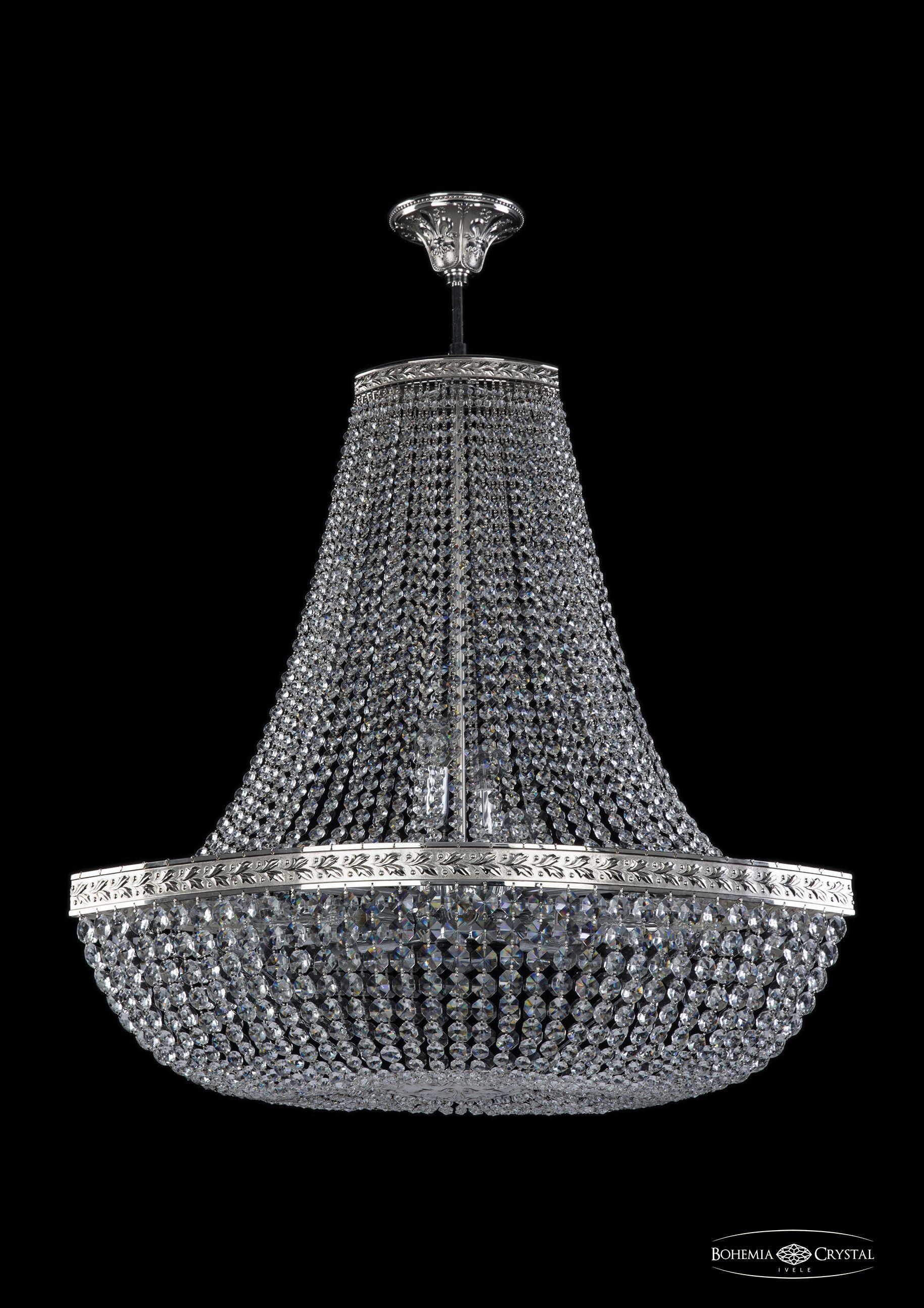 

Люстра на штанге Bohemia Ivele Crystal 19113/H2/80IV Ni
