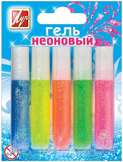 

Краска для рисования Darvish Гель Неоновый 5цв с блестками [12С 886-08], Гель Неоновый 5цв с блестками