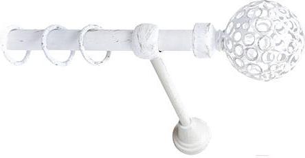 

Карниз Lm Decor Ажур 095 1р гладкий 3м белое золото, Ажур 095 1р гладкий 16мм 3.0м