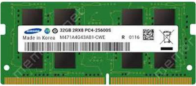 

Оперативная память Samsung SO-DIMM DDR4 32ГБ PC4-25600, 3200MHz [M471A4G43AB1-CWED0], Оперативная память Samsung SO-DIMM DDR4 32ГБ PC4-25600, 3200MHz M471A4G43AB1-CWED0