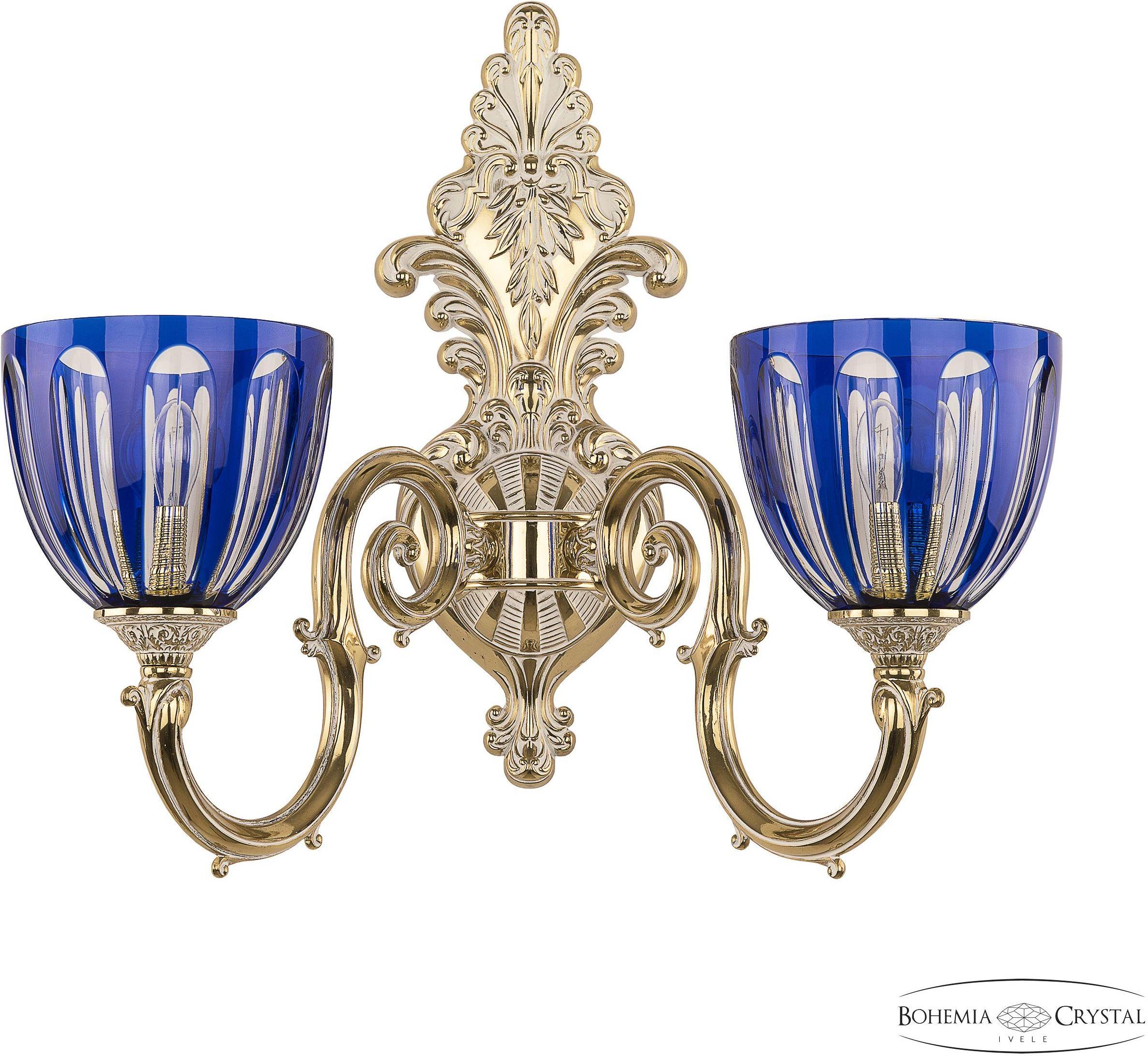 

Подвесная люстра Bohemia Ivele Crystal 7203B15/2/210 GW P1 U Clear-Blue/H-1H