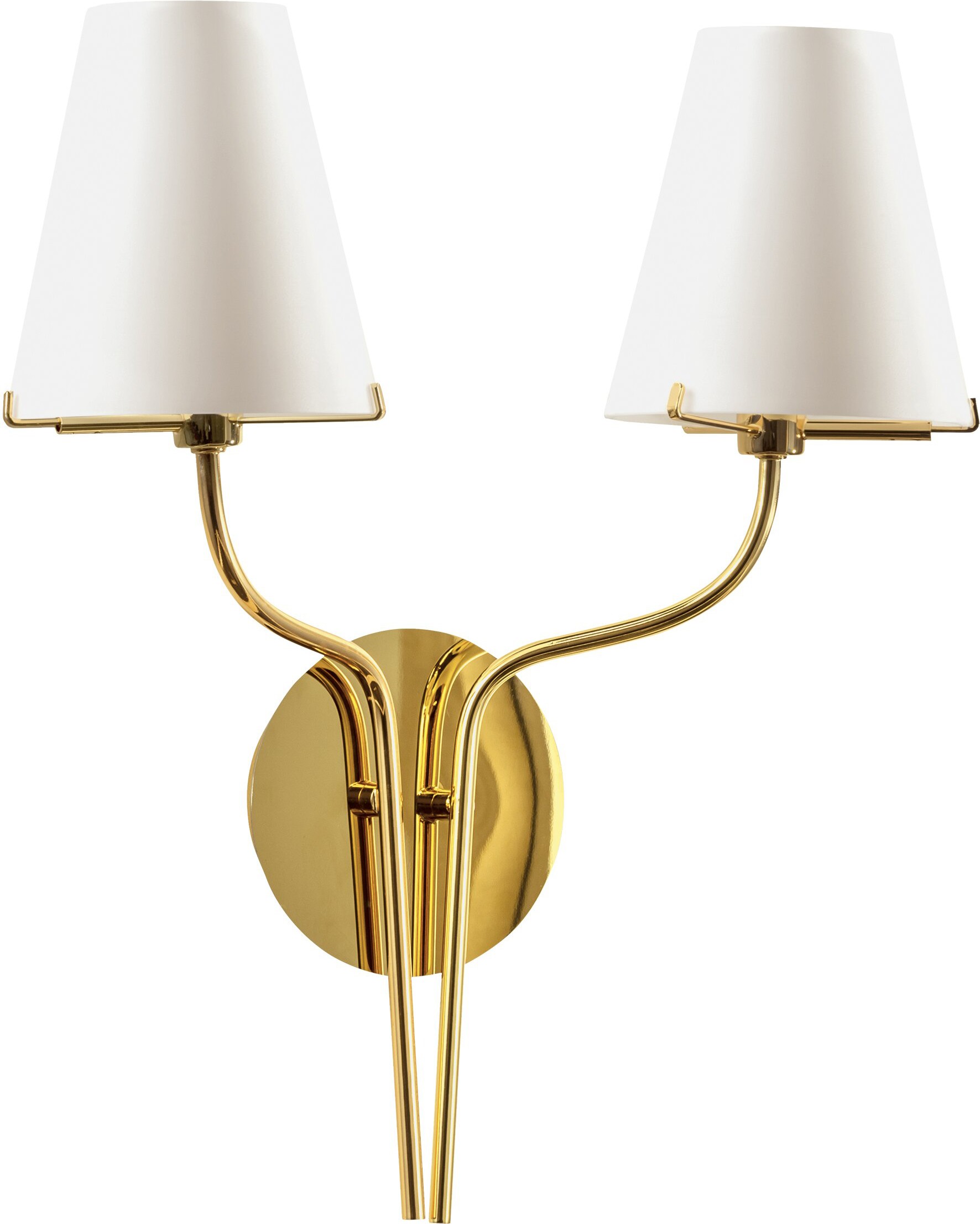 

Бра Lightstar MB7116-2А Diafano 2х40W G9 золото/белый [758622], Бра Lightstar MB7116-2А Diafano 2х40W G9 758622 золото/белый