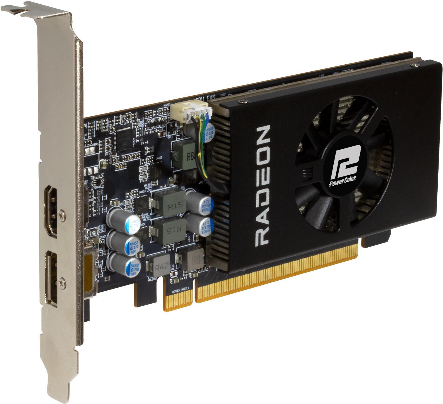 

Видеокарта PowerColor AXRX 6400 LP 4GBD6-DH