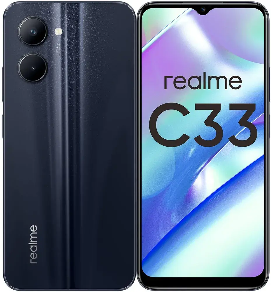 

Смартфон Realme C33 4/128GB NFC Night Sea (RMX3624)