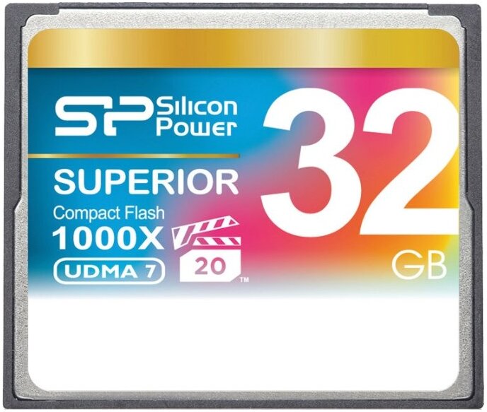 

Карта памяти Silicon-Power CF 32GB 1000X [SP032GBCFC1K0V10], Карта памяти Silicon-Power CF 32GB 1000X SP032GBCFC1K0V10