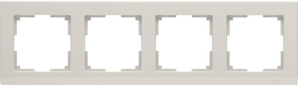 

Рамка для выключателя и розетки Werkel Stark 4 поста WL04-Frame-04-ivory слоновая кость [a028944], Рамка Werkel Stark 4 поста WL04-Frame-04-ivory a028944 слоновая кость