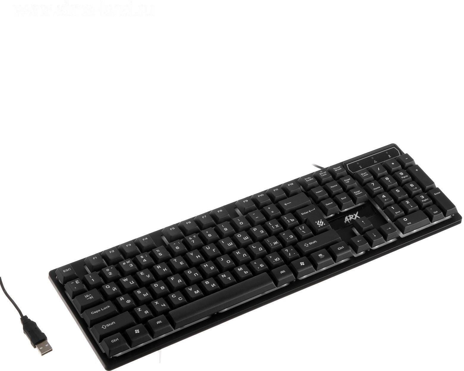 

Клавиатура Defender Arx GK-196L RU [45196], Клавиатура Defender Arx GK-196L RU