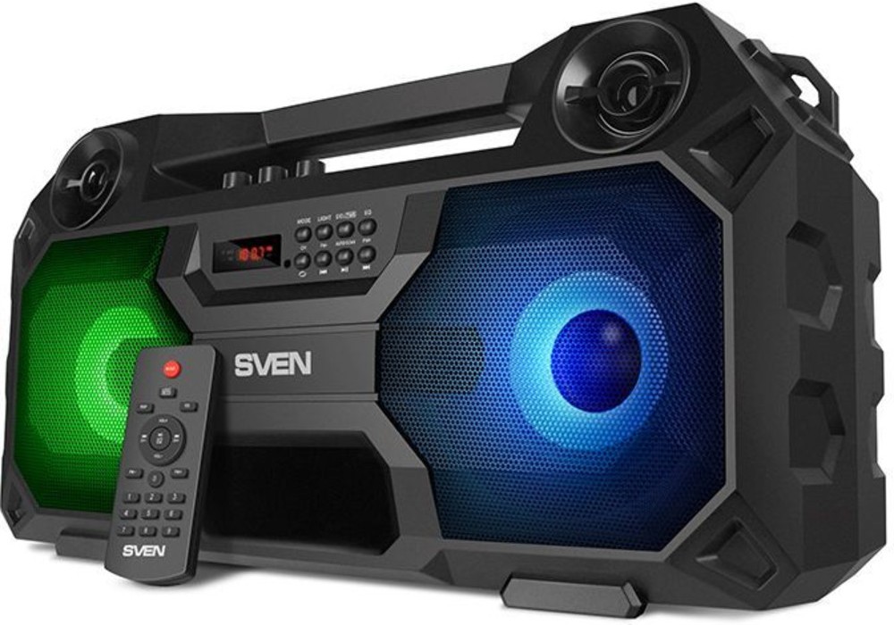 

Портативная акустика SVEN PS-520 Black, Беспроводная колонка SVEN PS-520