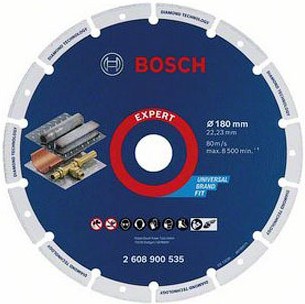 

Алмазный диск Bosch 180х22, 23 мм [2608900535], Алмазный диск Bosch 180х22, 23 мм 2608900535