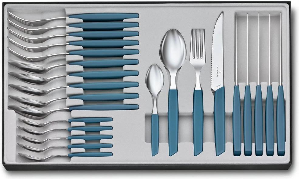 

Набор столовых приборов Victorinox Swiss Modern из 24предм. [6.9096.12W2.24], Набор столовых приборов Victorinox Swiss Modern 6.9096.12W2.24