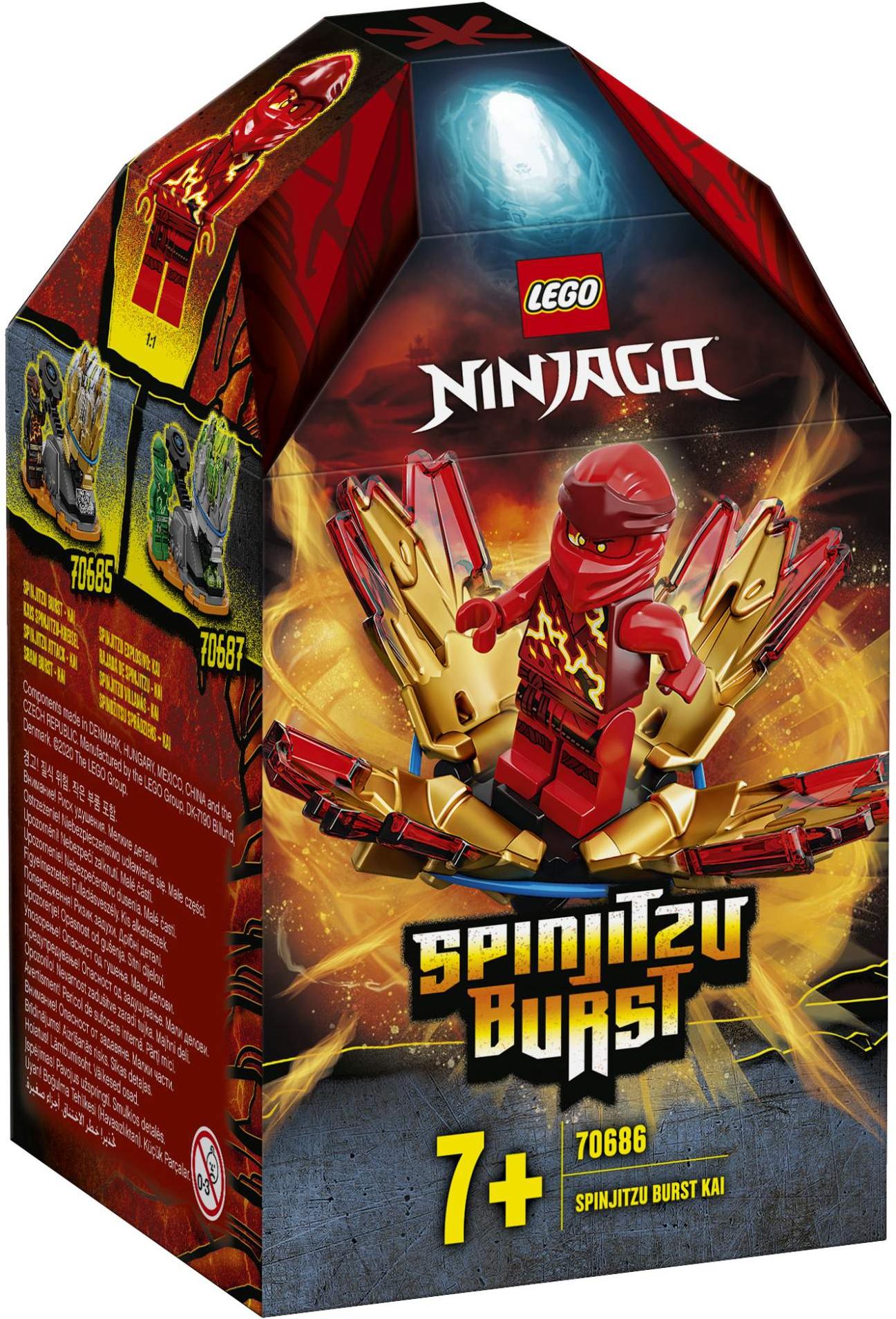 

Конструктор LEGO NINJAGO Шквал Кружитцу — Кай [70686], NINJAGO Шквал Кружитцу — Кай