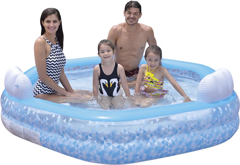 

Надувной бассейн Jilong Giant Hexagon Family Pool 223x211x58 [57161], Giant Hexagon Family Pool 223x211x58